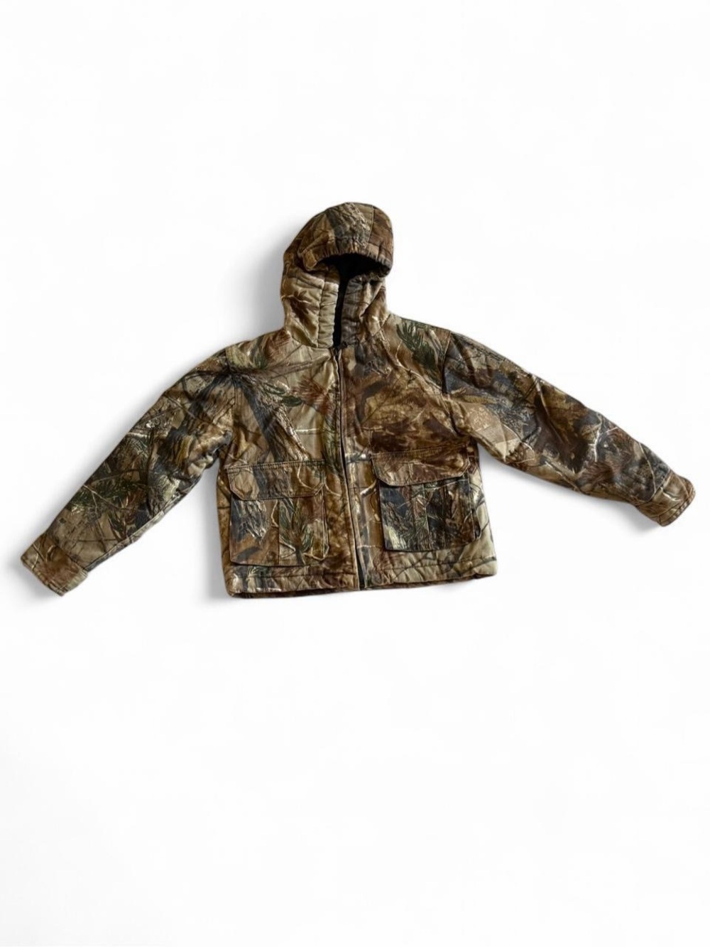 🍂 Realtree Youth Camo Hooded Jacket 🍂
Size 6/7 • Insulated • Zip Front